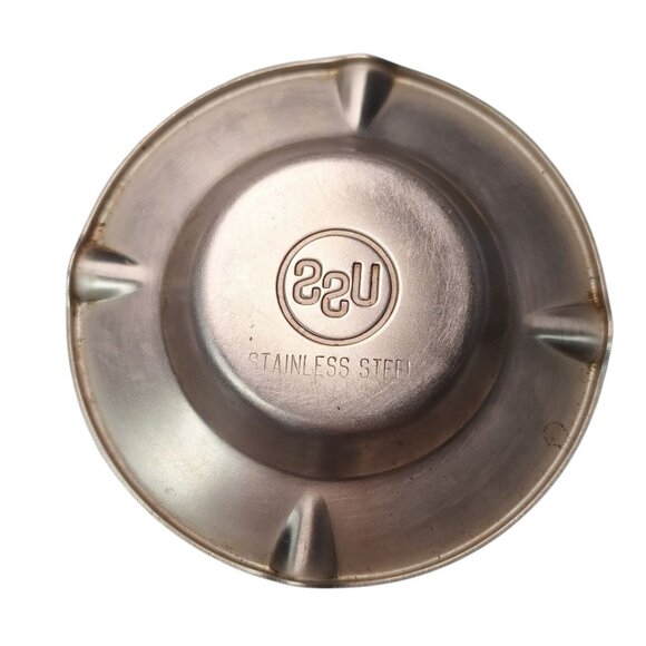 USS United Steel‎ Ashtray Vintage Safety Award - Picture 2 of 6
